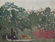 Henri Rousseau, The Waterfall